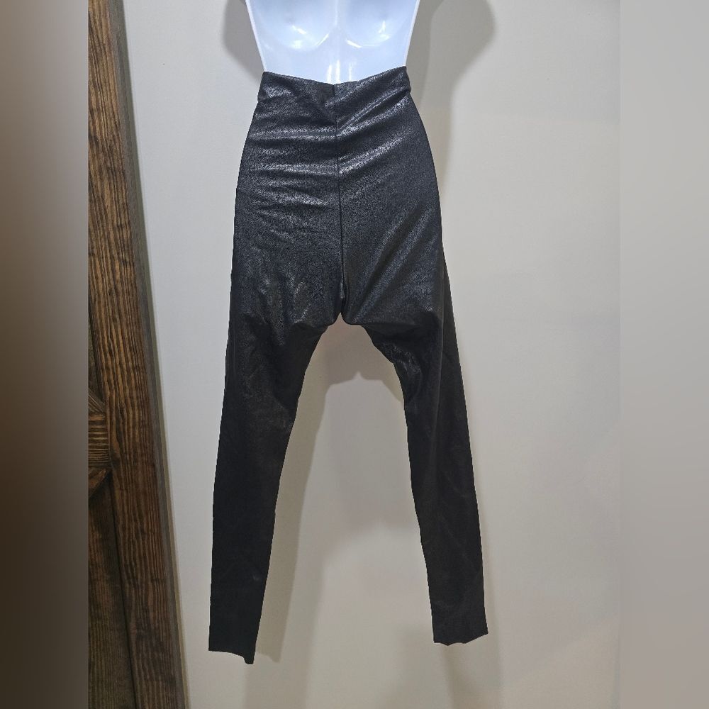 Commando Women's Perfect Control Faux Leather Leggings NWOT size Medium Black - Picture 4 of 5